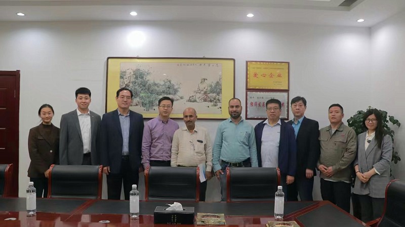 印度客戶(hù)來(lái)我公司參觀考察。